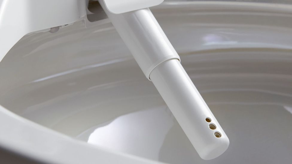 The Toto Actilite range includes a remote-controlled 'wand' with built in hose and dryer (Credit: Toto)