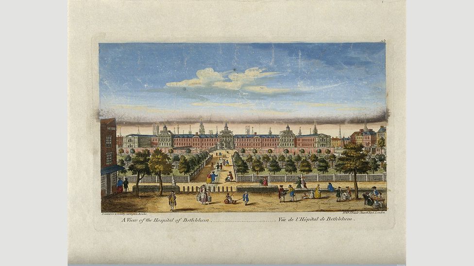 When it was rebuilt in 1676, Bethlem looked more like Versailles than a mental hospital (Credit: Wellcome Library, London)