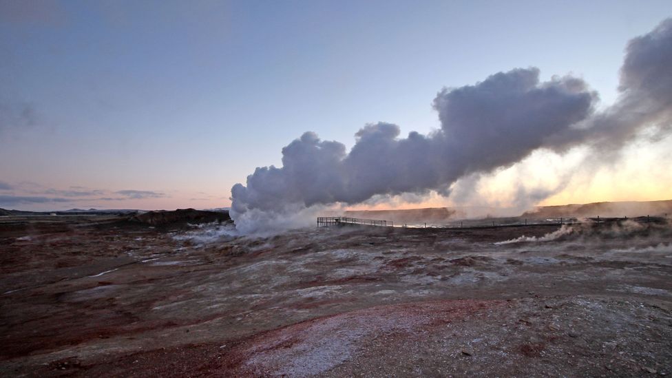 Geothermal power is one of the big untapped clean energy resources in the world (Credit: Chris Baraniuk) Geothermal power is one of the big untapped clean energy resources in the world (Credit: Chris Baraniuk)