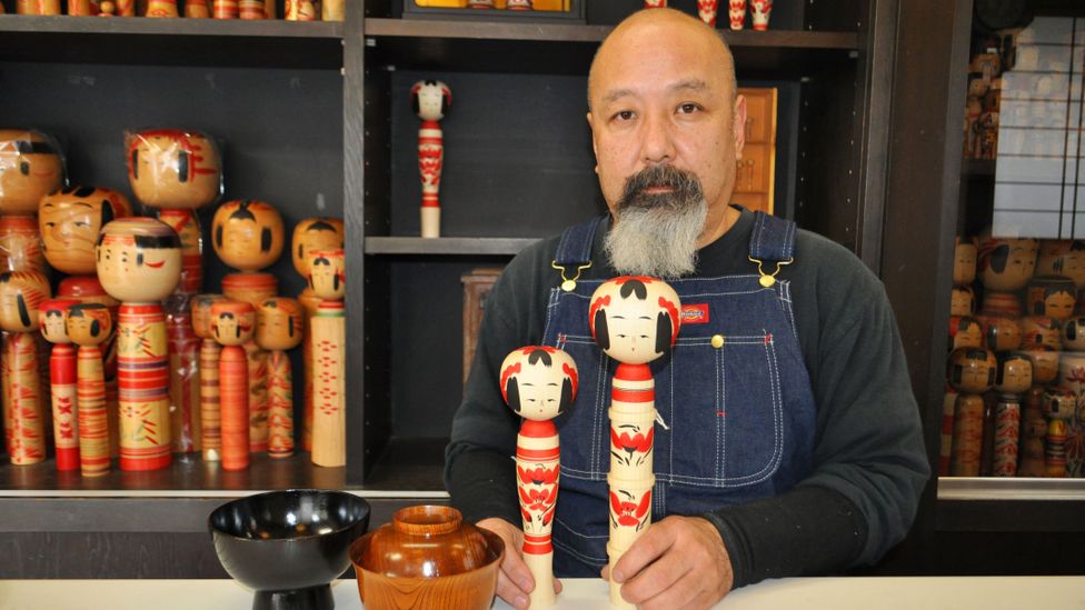 The kokeshi masters in the Sendai area make both cute and traditional dolls (Credit: Selena Hoy) The kokeshi masters in the Sendai area make both cute and traditional dolls (Credit: Selena Hoy)