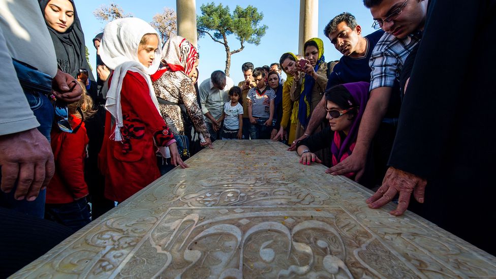 The tomb of the poet in the Iranian city of Shiraz is a popular tourist destination (Credit: Getty Images) The tomb of the poet in the Iranian city of Shiraz is a popular tourist destination (Credit: Getty Images)