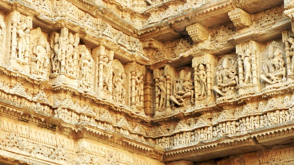 Graceful arches, handsome pillars and ornate carvings were added to these stepwells (Credit: Charukesi Ramadurai)