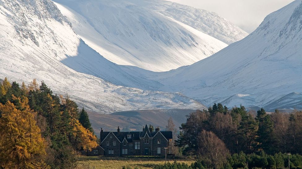 Nestled in the foothills of the Cairngorms, Drumintoul Lodge seems a surprising location for a World War Two commando school (Credit: Alamy)