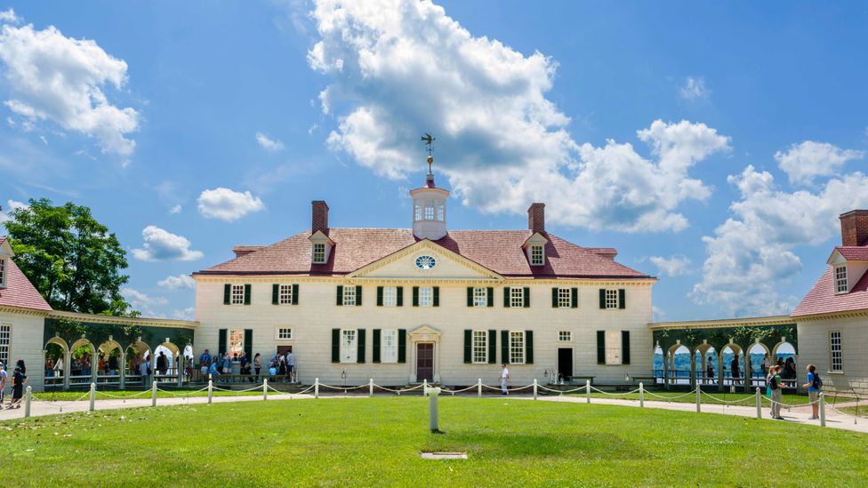 Mount Vernon, home to George Washington, incorporated Aquia sandstone in its construction (Credit: Ian Dagnall Commercial Collection/Alamy)