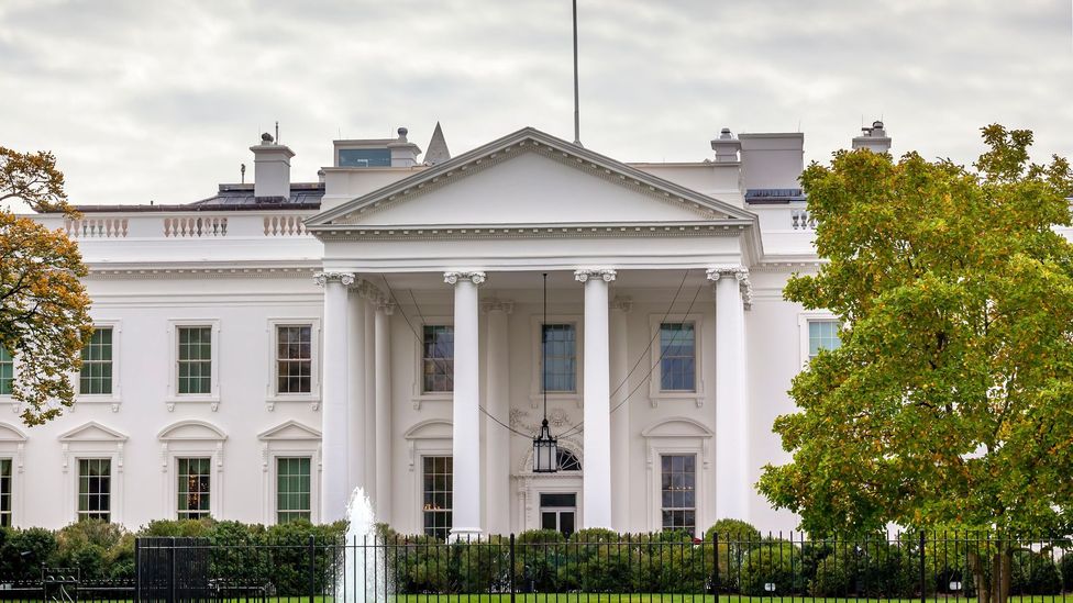 The White House was built with stone quarried from Government Island (Credit: Wiliam Perry/Alamy)