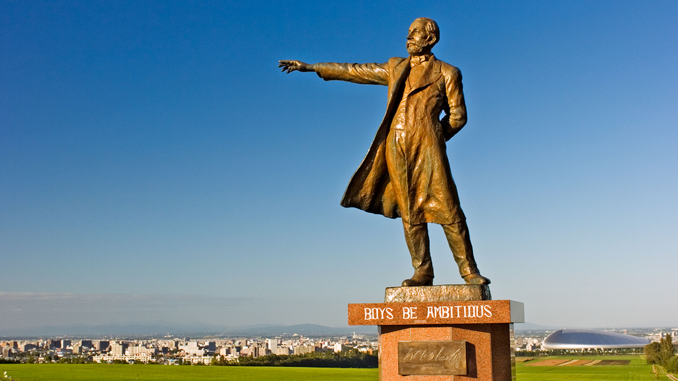 American agriculturists such as William S Clark helped tame Hokkaido. His motto - "Boys, be ambitious" - exemplifies the pioneer mindset that lingers to this day (Credit: Alamy)