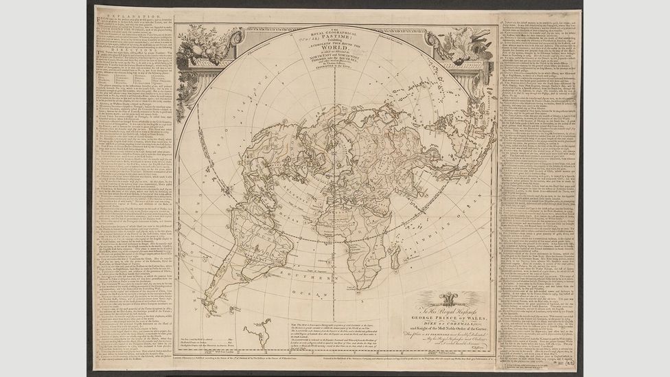 A complete tour round the world, 1770, Thomas Jefferys Sr (Credit: The British Library) A complete tour round the world, 1770, Thomas Jefferys Sr (Credit: The British Library)