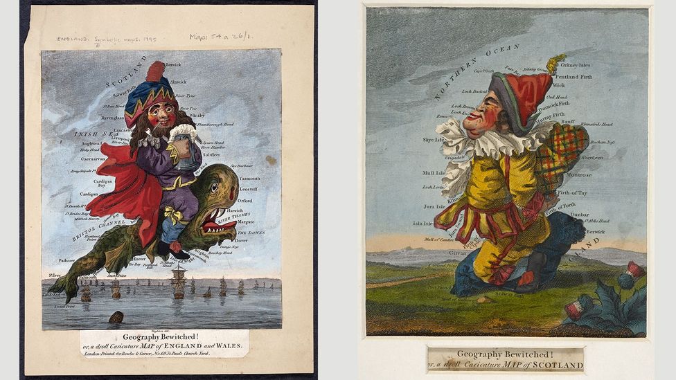 Geography bewitched!, 1793, Robert Dighton (Credit: The British Library) Geography bewitched!, 1793, Robert Dighton (Credit: The British Library)
