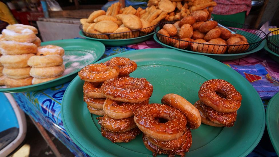 Cambodia, doughnuts