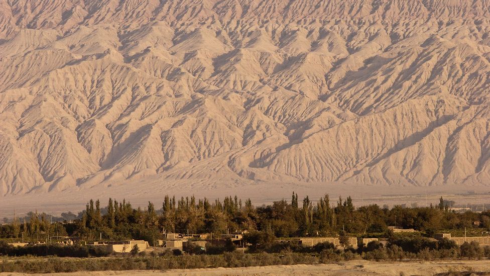 The karez carries water from the Tianshan Mountains to the Turpan Basin (Credit: Asia File/Alamy Stock Photo)