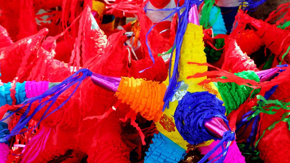 The piñata is vital to Mexican celebrations (Credit: MISCELLANEOUSTOCK/Alamy)
