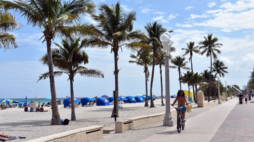 Rising sea levels also create a potential problem for Florida’s beaches (Credit: Amanda Ruggeri)