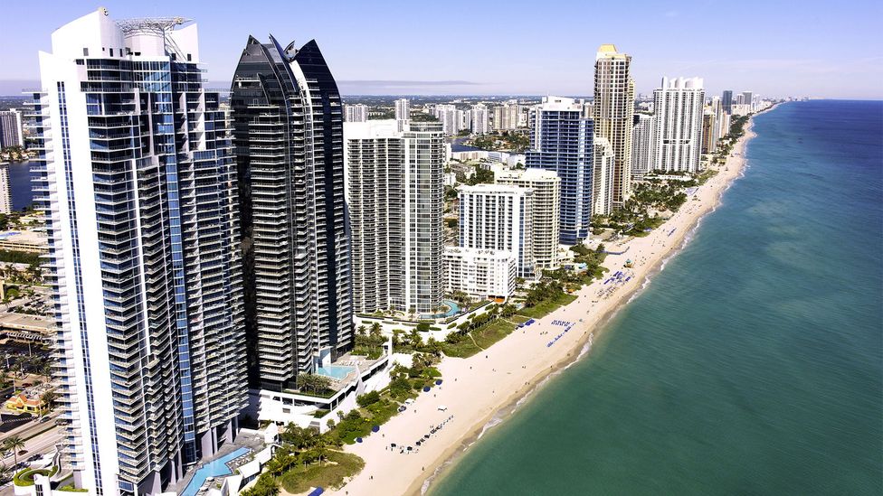 Sunny Isles Beach is home to $10 billion in property, including six Trump-branded buildings (Credit: Alamy)