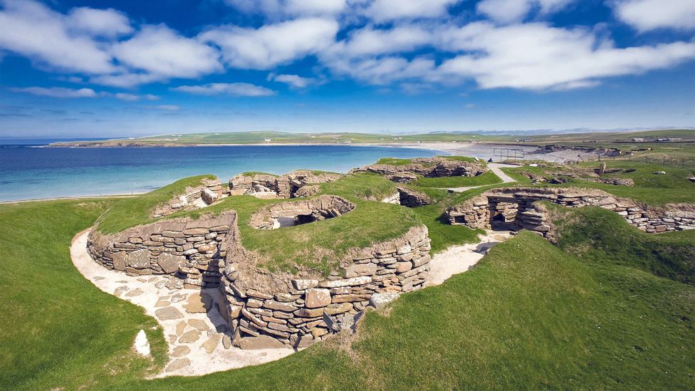 Skara Brae is a 5,000-year-old village whose houses and workshops you still can visit today (Credit: Alamy)