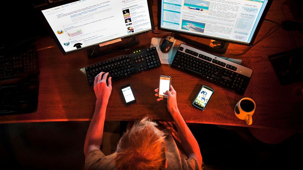 Social media addiction is 'worse than alcohol or drug abuse because it’s much more engaging and there’s no stigma behind it' (Credit: Getty Images) Social media addiction is 'worse than alcohol or drug abuse because it’s much more engaging and there’s no stigma behind it' (Credit: Getty Images)