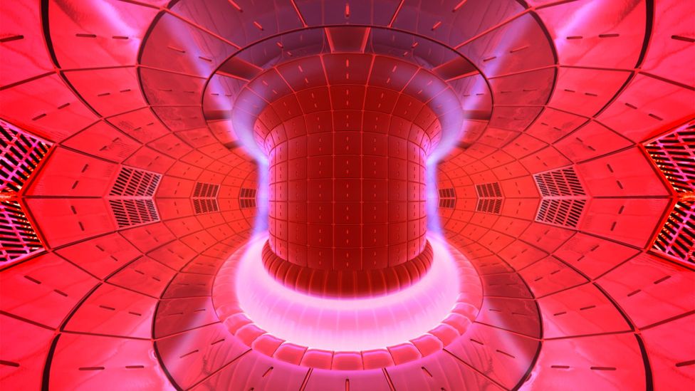 Harnessing power from fusion – a process shown in this rendering of the reactor at Iter – has remained frustratingly out of reach (Credit: David Parker/Science Photo Library)