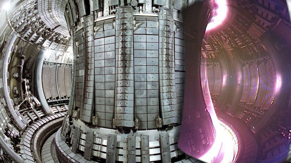In 1991, the tokamak at Jet demonstrated that nuclear fusion can release energy in a controlled environment (Credit: Culham Centre for Fusion Energy)