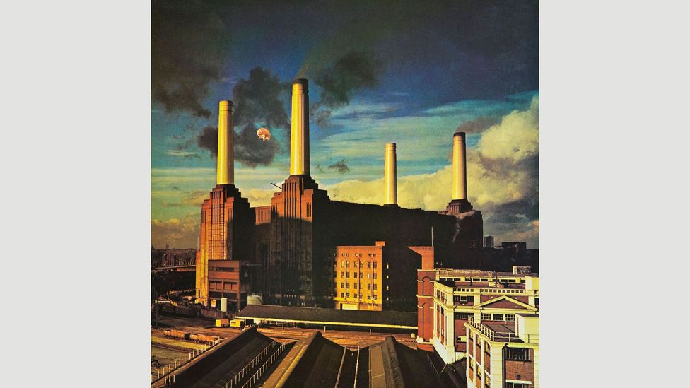 Algie the pig was first seen in 1977, when he figured on the cover of Pink Floyd’s Animals album (Credit: Alamy)