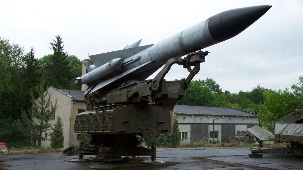 The USSR's defences included missiles like this SA-5 (Credit: Aktron / Wikimedia Commons CC 3.0)