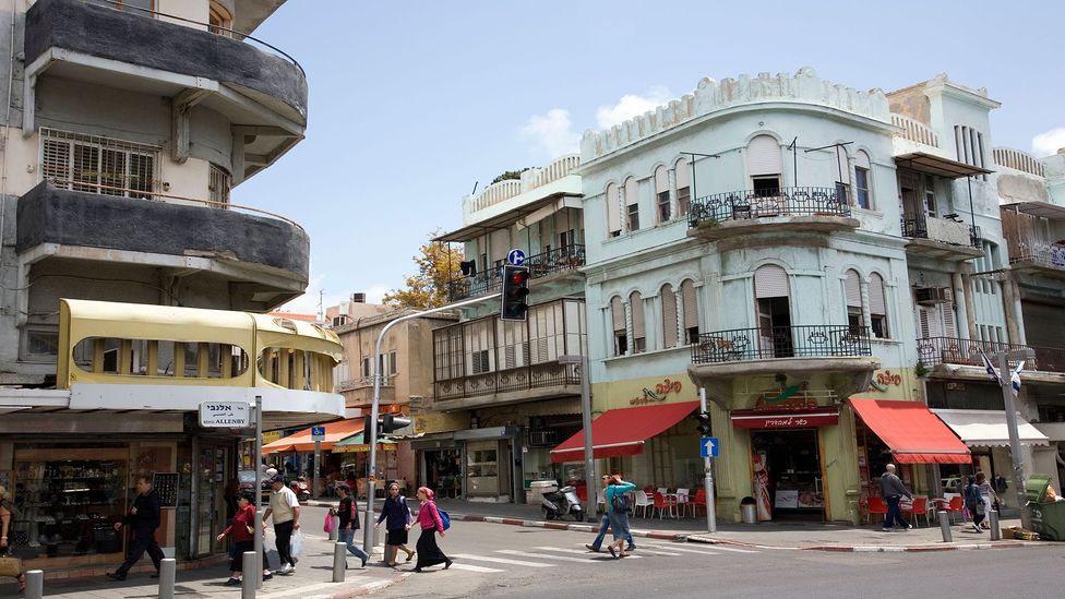 Allenby Street in Tel Aviv is home to the Jewish restaurant Eva’s (Credit: M.Sobreira/Alamy)