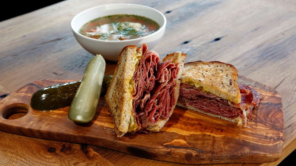 Only recently have Jewish Americans brought pastrami to Israel (Credit: Boston Globe/Getty Images)