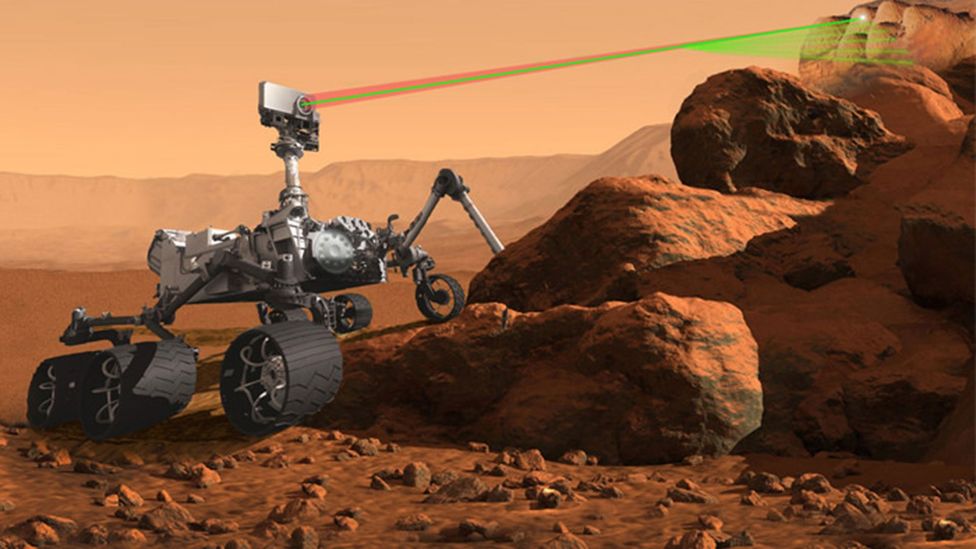 mars rover collecting data