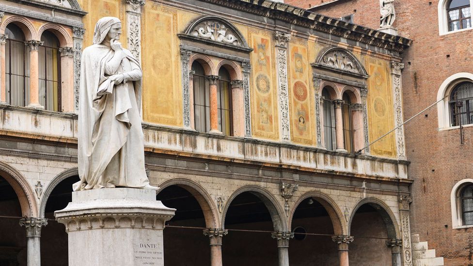 Italian poet Dante Alighieri wrote the Divine Comedy in his native Tuscan dialect instead of Latin (Credit: Ekspansio/Getty Images) Italian poet Dante Alighieri wrote the Divine Comedy in his native Tuscan dialect instead of Latin (Credit: Ekspansio/Getty Images)