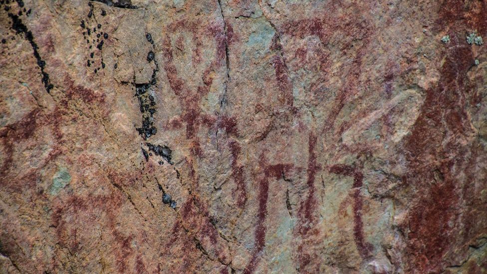 No-one knows the meaning of the mysterious Värikallio rock paintings (Credit: Sarah Gibbons)