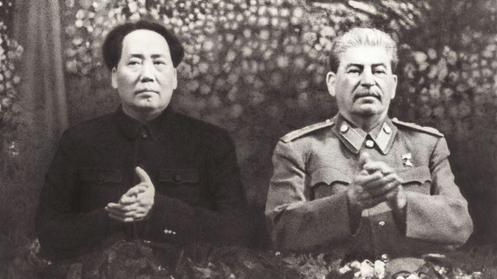 Shortly after the revolution of 1949, Stalin travelled to Beijing to make overtures to the newly installed Communist Party of China (Credit: Getty) Shortly after the revolution of 1949, Stalin travelled to Beijing to make overtures to the newly installed Communist Party of China (Credit: Getty)