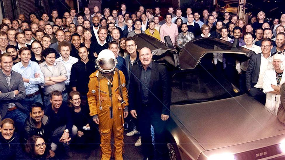 The Incentro team in Utrecht, Netherlands, with Dutch astronaut Andre Kuipers (Credit: Incentro) The Incentro team in Utrecht, Netherlands, with Dutch astronaut Andre Kuipers (Credit: Incentro)