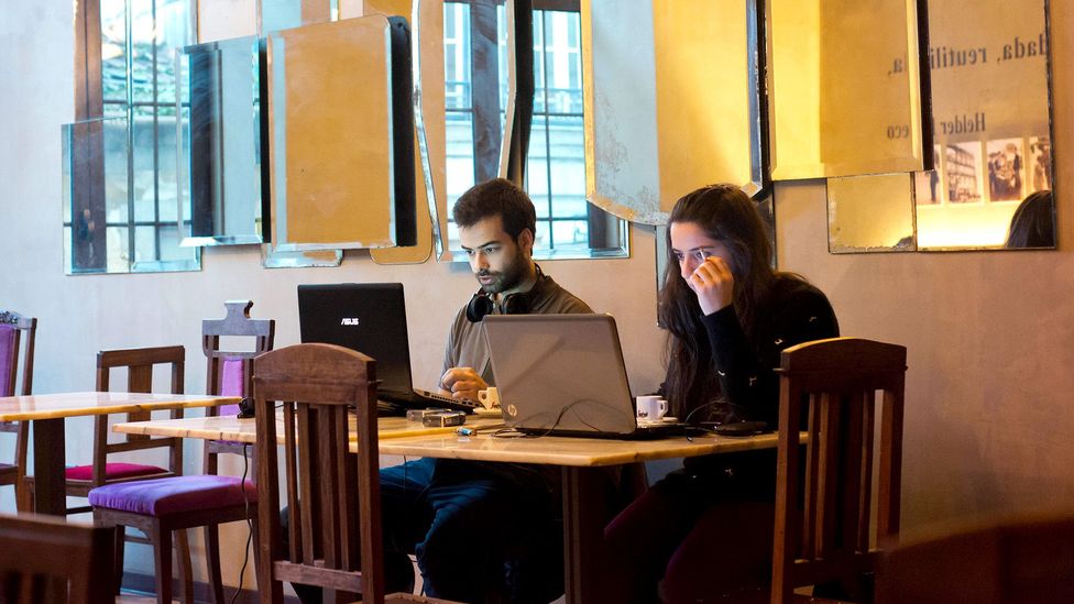 Much has been made of the freedom of freelancing from cafes – but the 2017 Deloitte Millennial Survey found most would prefer full-time work and job security (Credit: Alamy)