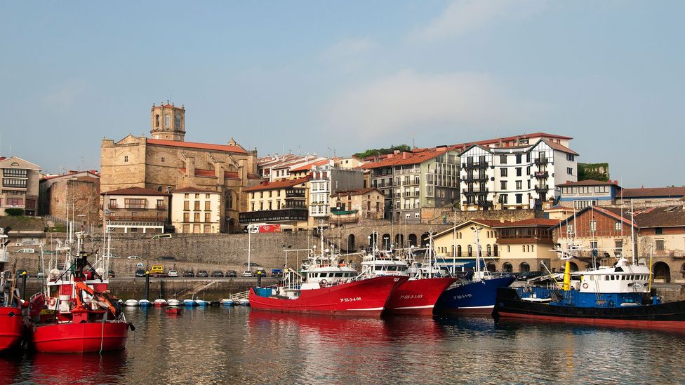Getaria is a medieval fishing village in Spain’s Basque Country where the unique Euskara language is spoken (Credit: Peter Horree/Alamy)