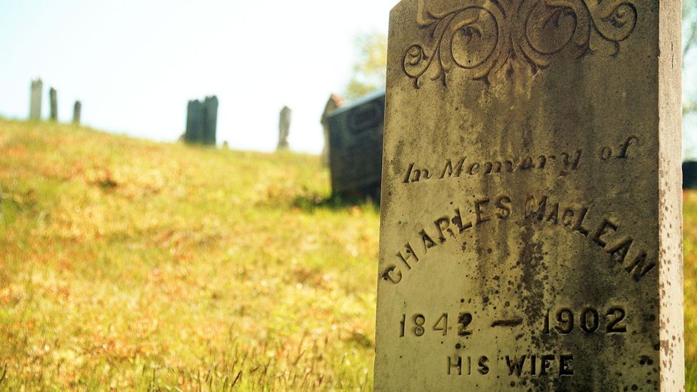 A gravestone on Cape Breton Island, Nova Scotia (Credit: Eliana Alvarez Martinez) A gravestone on Cape Breton Island, Nova Scotia (Credit: Eliana Alvarez Martinez)