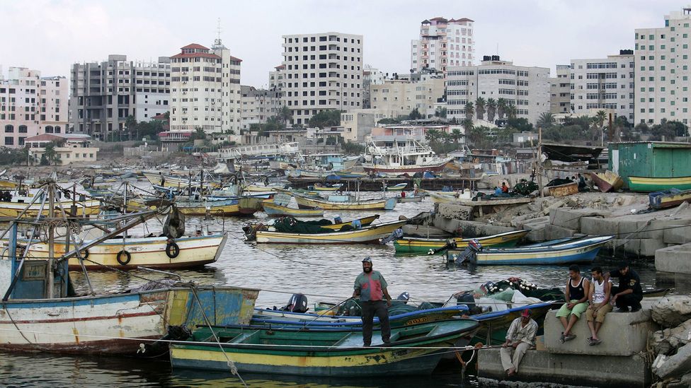 Gaza was once the main port along the Mediterranean for traders en route to the Arabian Peninsula or Africa (Credit: Abid Katib / Stringer) Gaza was once the main port along the Mediterranean for traders en route to the Arabian Peninsula or Africa (Credit: Abid Katib / Stringer)