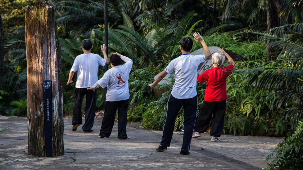Public parks are plentiful in Singapore with residents using them to exercise outside (Credit: John S. Lander/Getty Images)
