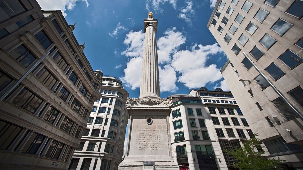 The Monument to the Great Fire of London (Credit: Alamy)