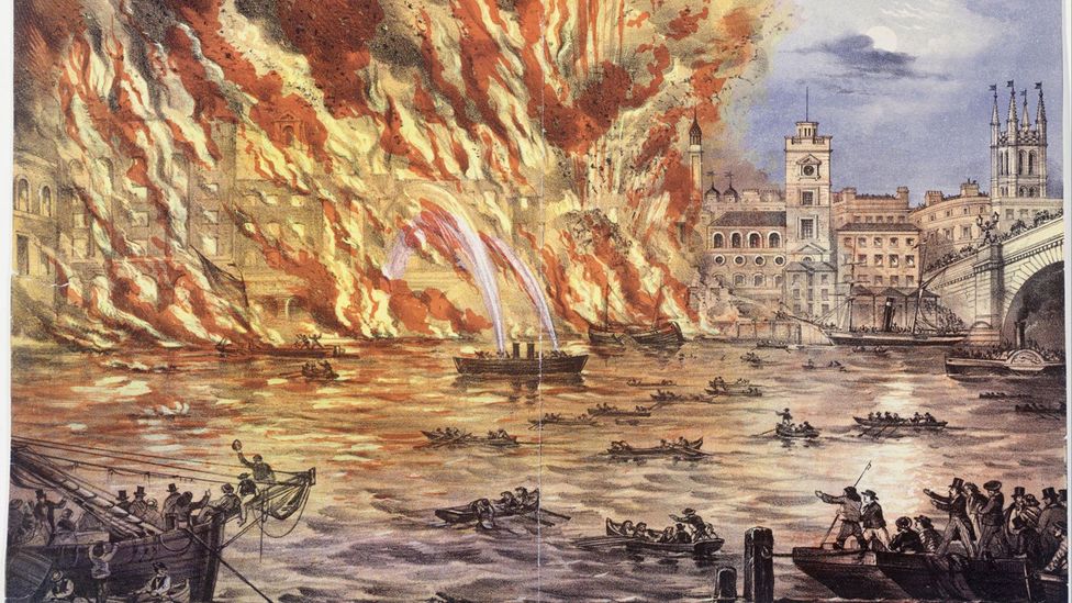 The Great Fire of London paved the way for a new generation of public buildings (Credit: Alamy) The Great Fire of London paved the way for a new generation of public buildings (Credit: Alamy)