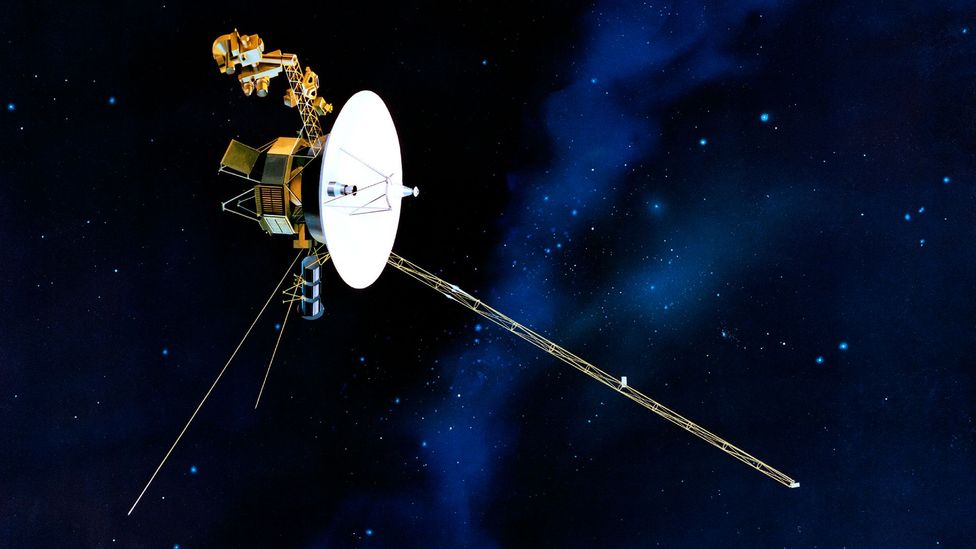 Voyager I's fuel sources generate about as much energy as the light inside a fridge (Credit: JPL/Nasa) Voyager I's fuel sources generate about as much energy as the light inside a fridge (Credit: JPL/Nasa)