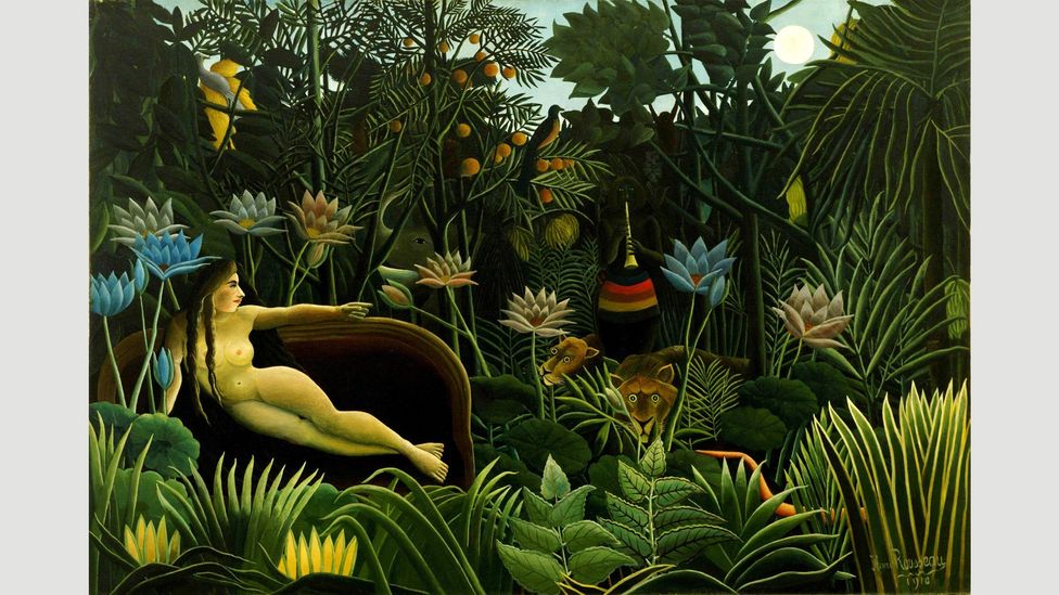 Another Fauve, or ‘Wild Beast’, Henri Rousseau painted jungle fantasias, such as The Dream, which some criticised for being in poor taste (Credit: Wikipedia)
