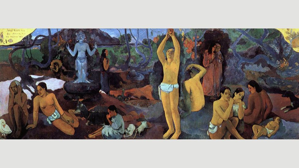 Many of Gauguin's most famous paintings, including Where Do We Come From? What Are We? Where Are We Going?, were inspired by his time living in Tahiti (Credit: Alamy)