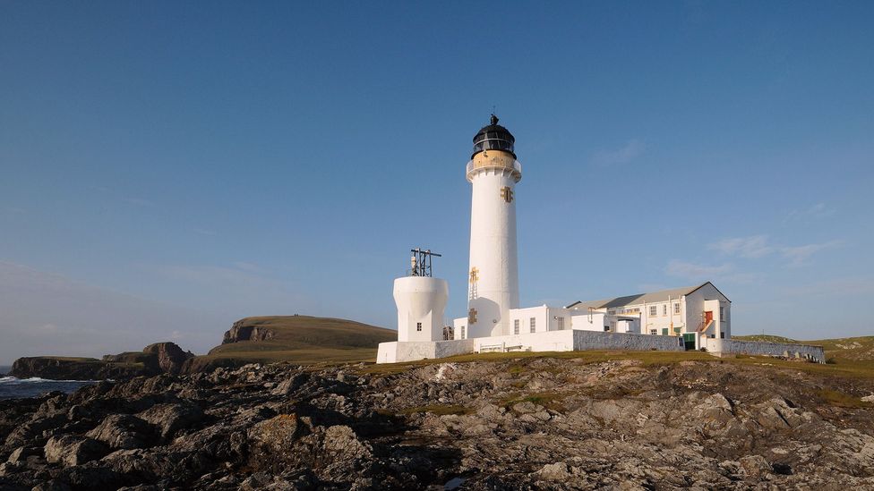 David Brackenbury moved from the English mainland to the South Lighthouse, shown here, where he runs a B&B (Credit: Alamy)