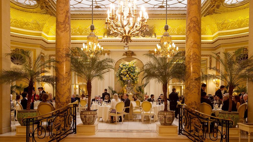 Travellers can still experience afternoon tea at London’s upscale hotels, including The Ritz (Credit: Imagedoc/Alamy)
