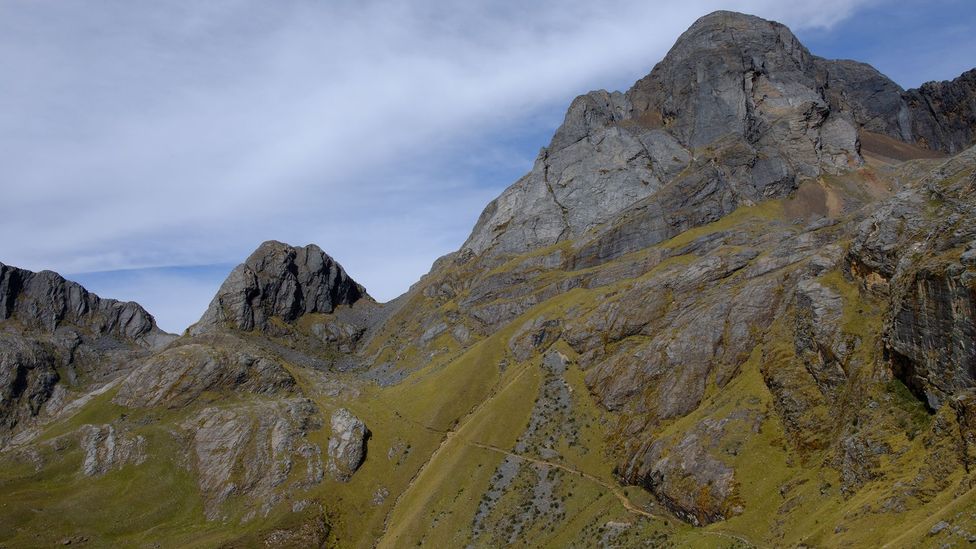 View of the Qhapaq Ñan Inca road in the Andes in Peru (Credit: Kevin Floerke) View of the Qhapaq Ñan Inca road in the Andes in Peru (Credit: Kevin Floerke)