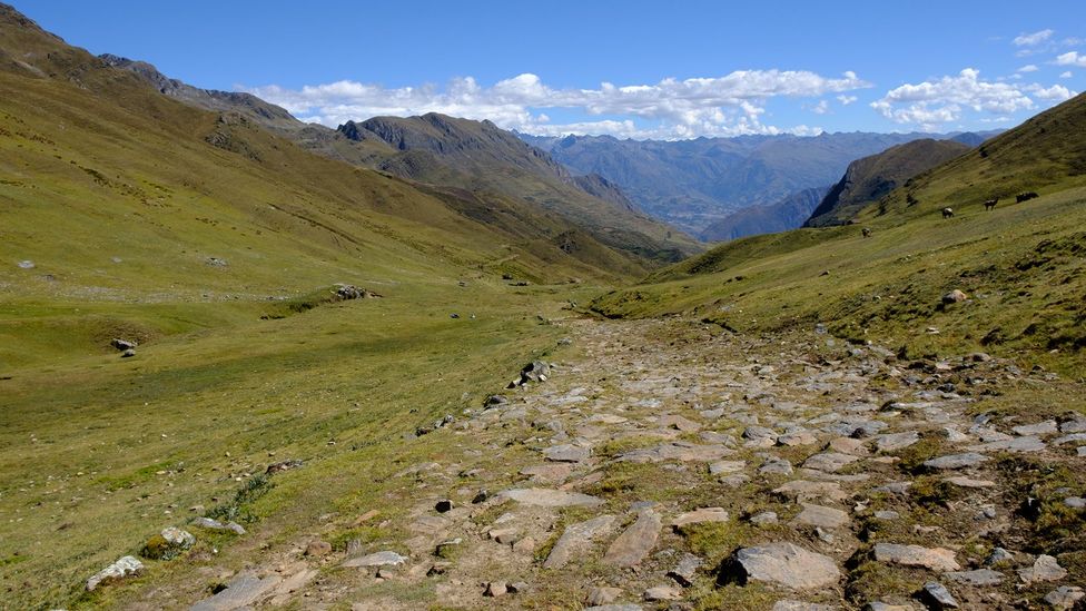View of the Qhapaq Ñan in the Peruvian Andes (Credit: Kevin Floerke) View of the Qhapaq Ñan in the Peruvian Andes (Credit: Kevin Floerke)