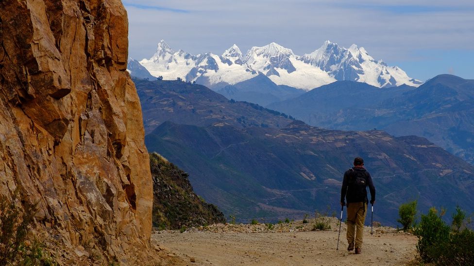 A hiker along the Qhapaq Ñan in the Peruvian Andes (Credit: Kevin Floerke) A hiker along the Qhapaq Ñan in the Peruvian Andes (Credit: Kevin Floerke)