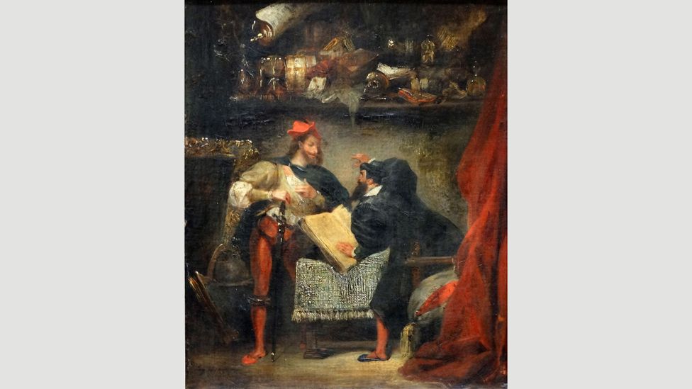 Fine artists have depicted the Faust legend for centuries – Eugène Delacroix contributed 17 illustrations of the story for a French translation of Goethe’s text (Credit: Alamy)