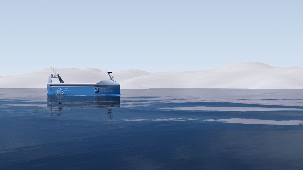 The Yara Birkeland, set to be completed next year, is claimed to be the first autonomous shipping vessel in the world (Credit: Yara International) The Yara Birkeland, set to be completed next year, is claimed to be the first autonomous shipping vessel in the world (Credit: Yara International)