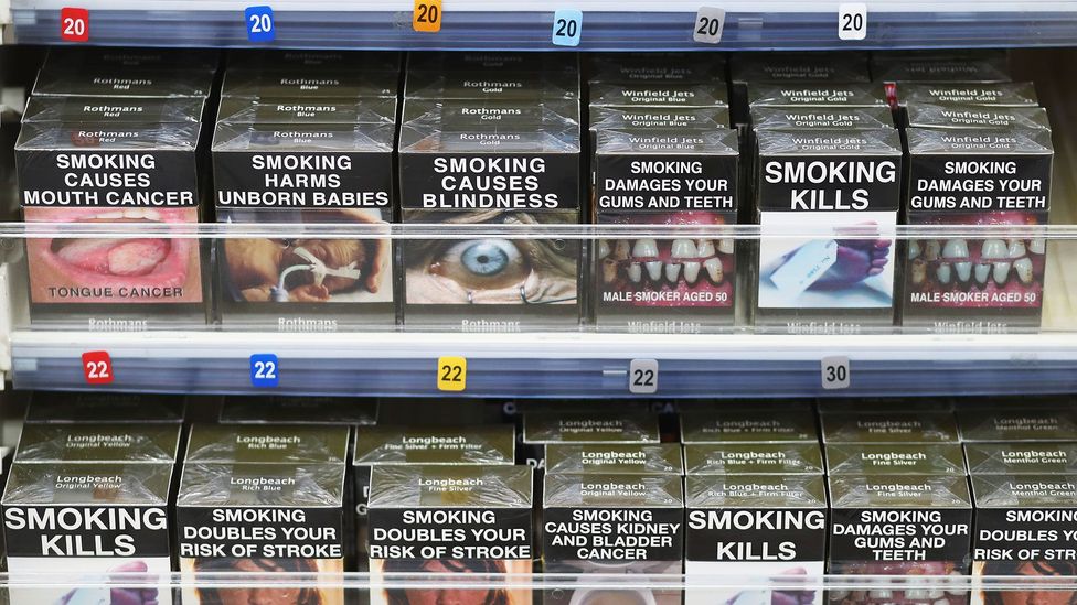 Australian cigarettes in plain packaging (Credit: Getty Images)