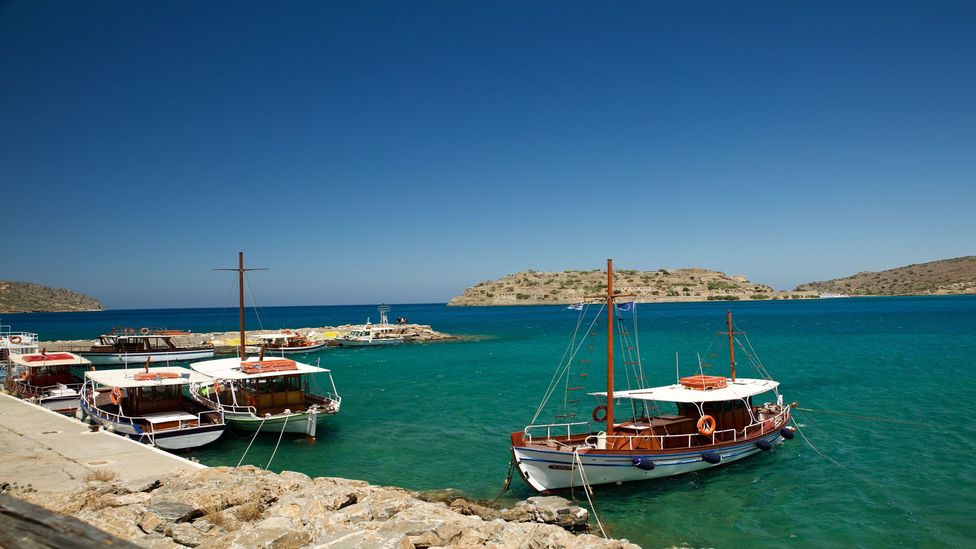 After Crete became part of Greece in 1913, anyone afflicted with leprosy was sent to Spinalonga (Credit: Elizabeth Warkentin) After Crete became part of Greece in 1913, anyone afflicted with leprosy was sent to Spinalonga (Credit: Elizabeth Warkentin)