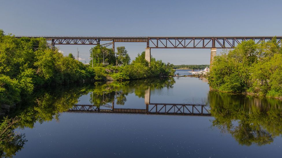 Ontario, Canada, bridge, railroad